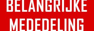 Nieuwe prijslijst per 1-1-2020