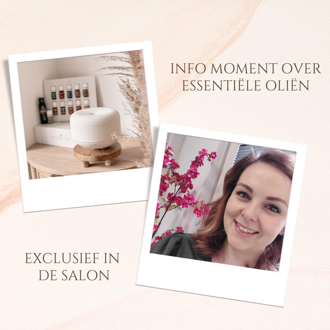 Essentiële Oliën voor Jouw Welzijn: Meld Je Aan voor het Info Moment in de Salon!
